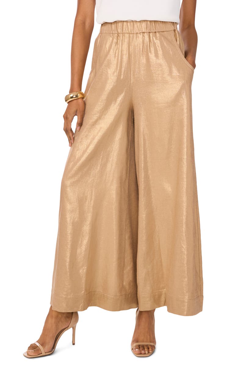Vince Camuto Wide Leg Pull-On Pants, Alternate, color,