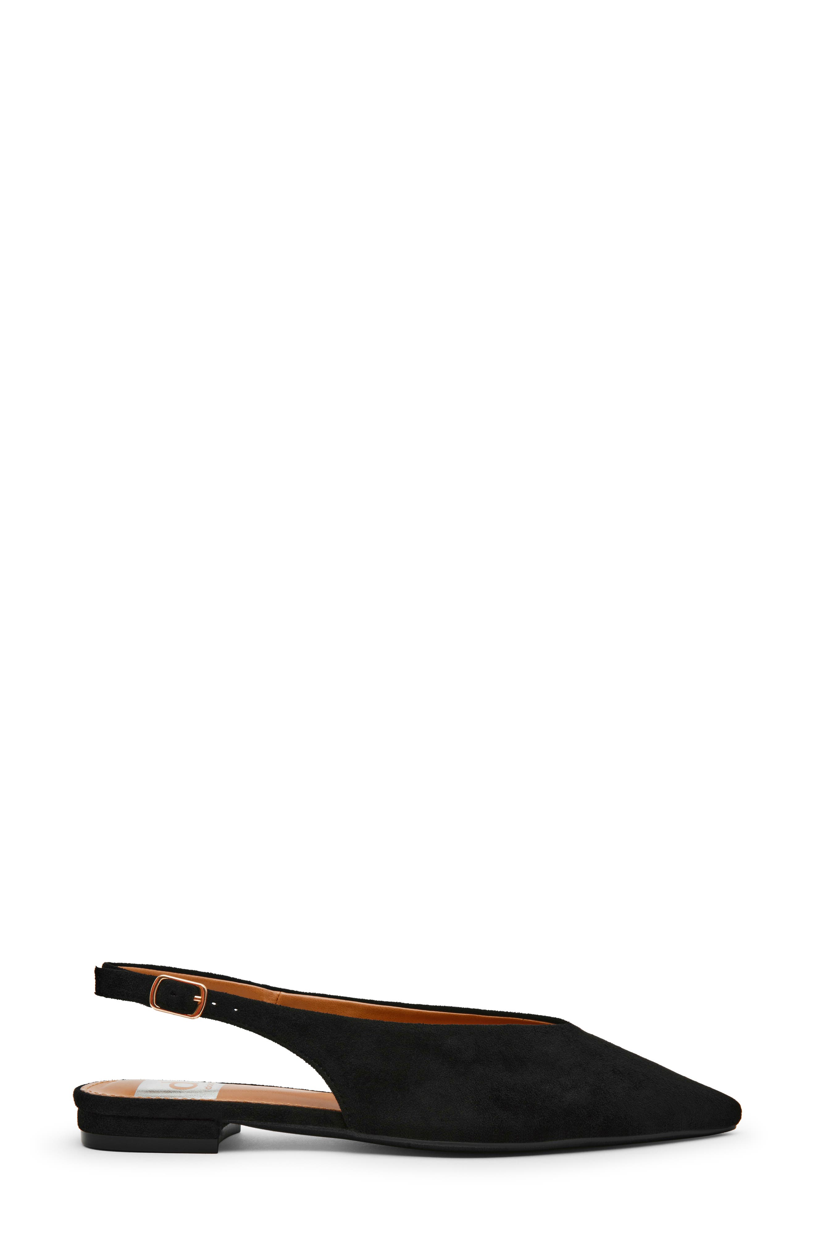 DV by Dolce Vita Empress Pointed Toe Slingback Flat, Alternate, color, Black