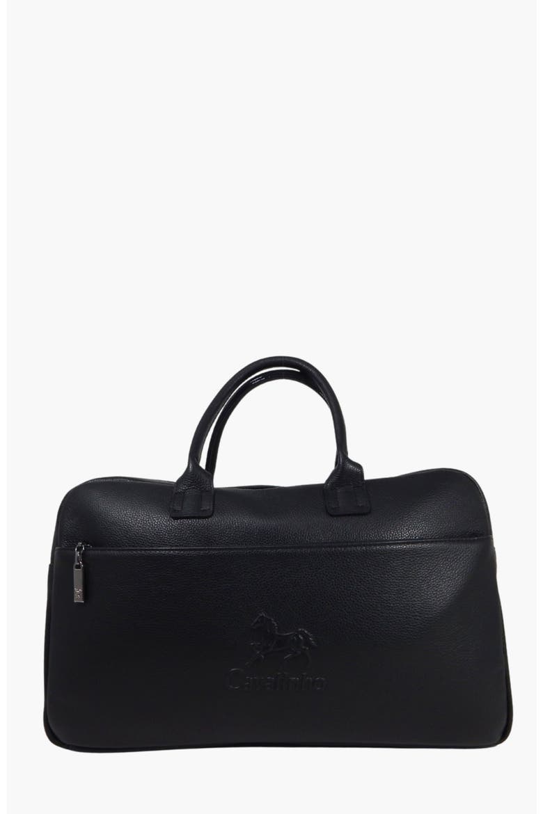 El Estribo 547 Leather Laptop Bag 16", Main, color, Black