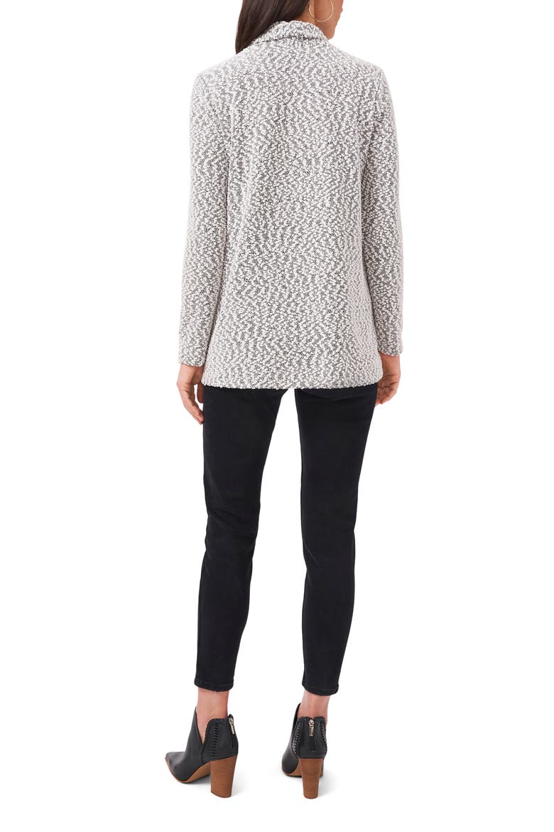 Open Front Long Cardigan, Alternate, color, NEW IVORY