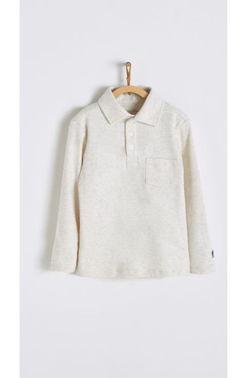 Pima Colors Long Sleeve Polo for Big Kid