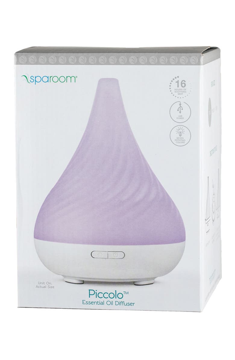 SPAROOM Piccolo Ultrasonic Essential Oil Diffuser, Alternate, color,