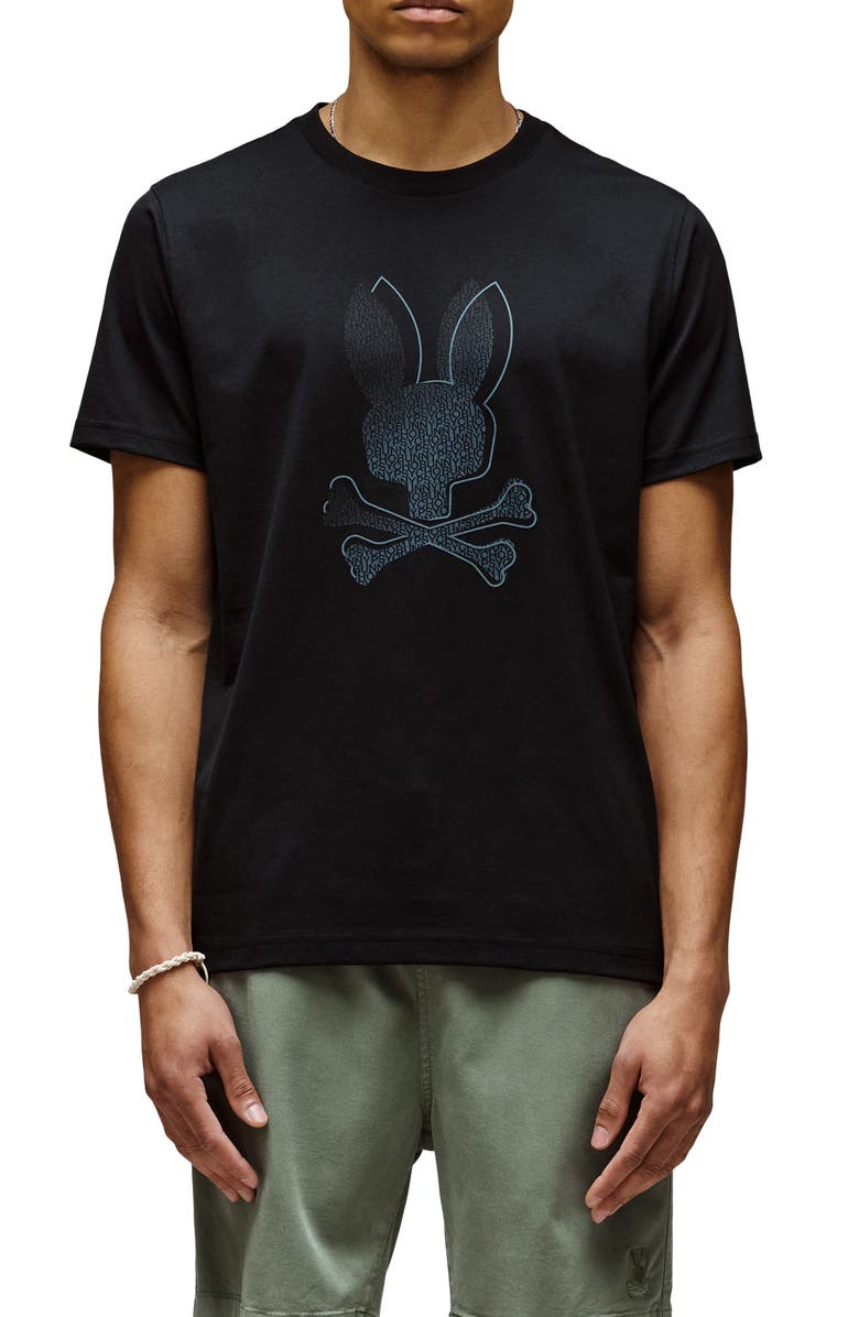 Psycho Bunny Jasper Pima Cotton Graphic T-Shirt, Main, color, 