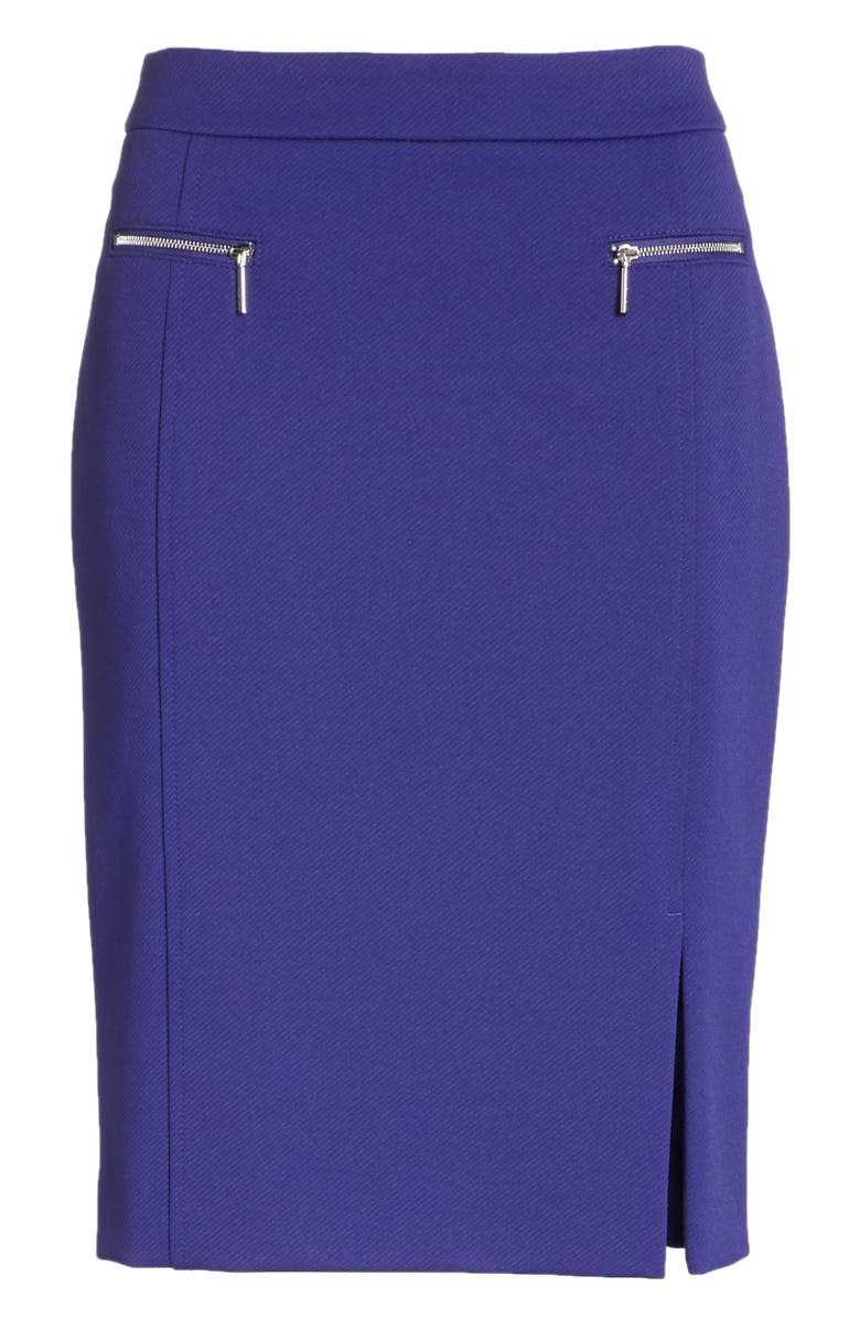 BOSS Veboa Twill Jersey Suit Skirt, Alternate, color,