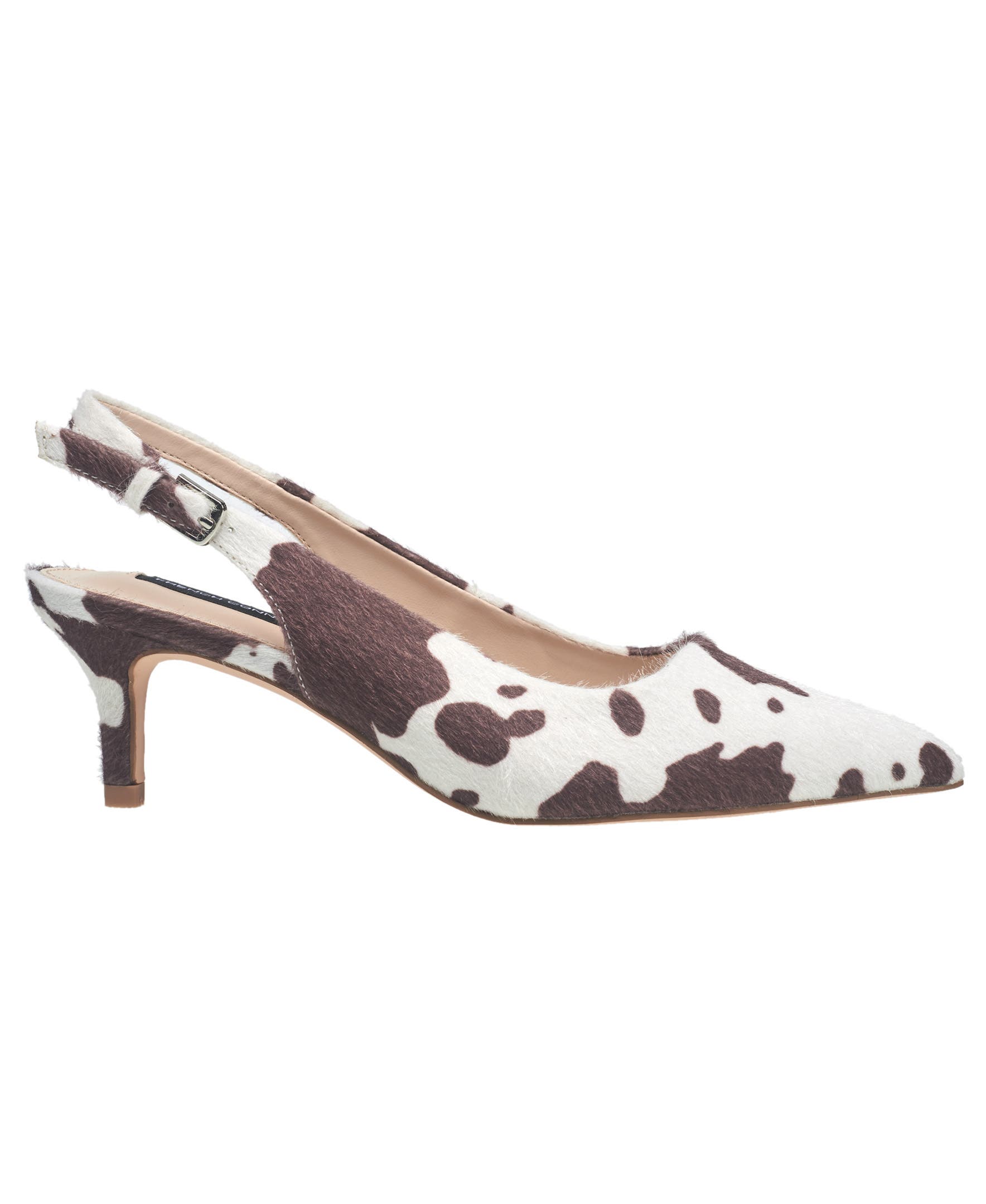 French Connection Quinn Cowprint Heel, Alternate, color, 
