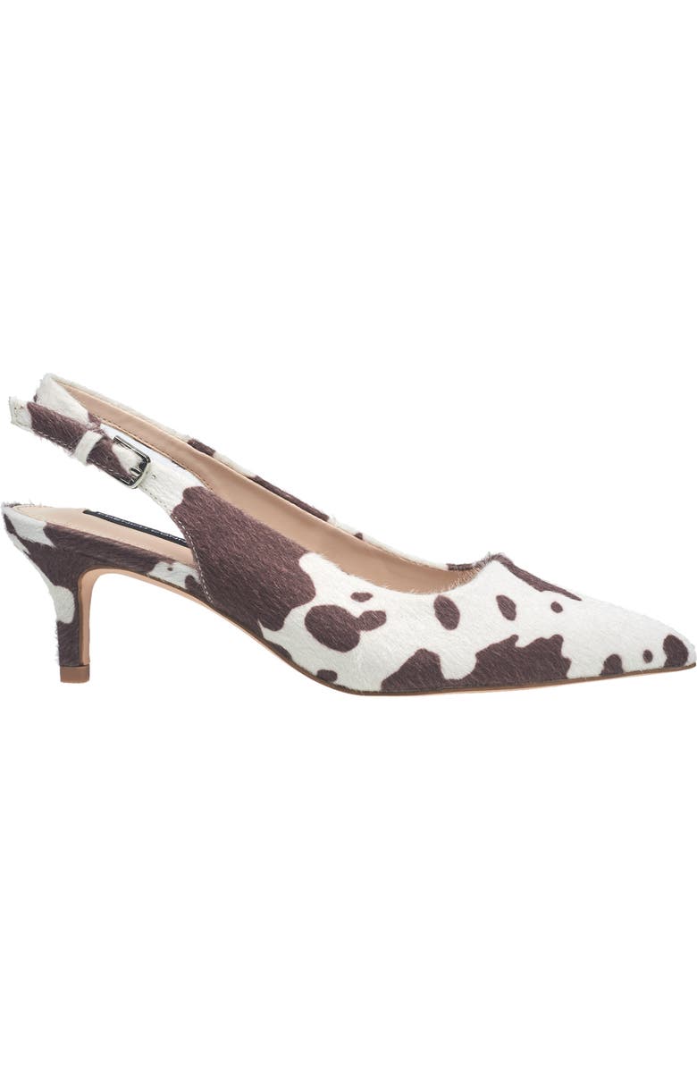 French Connection Quinn Cowprint Heel, Alternate, color,