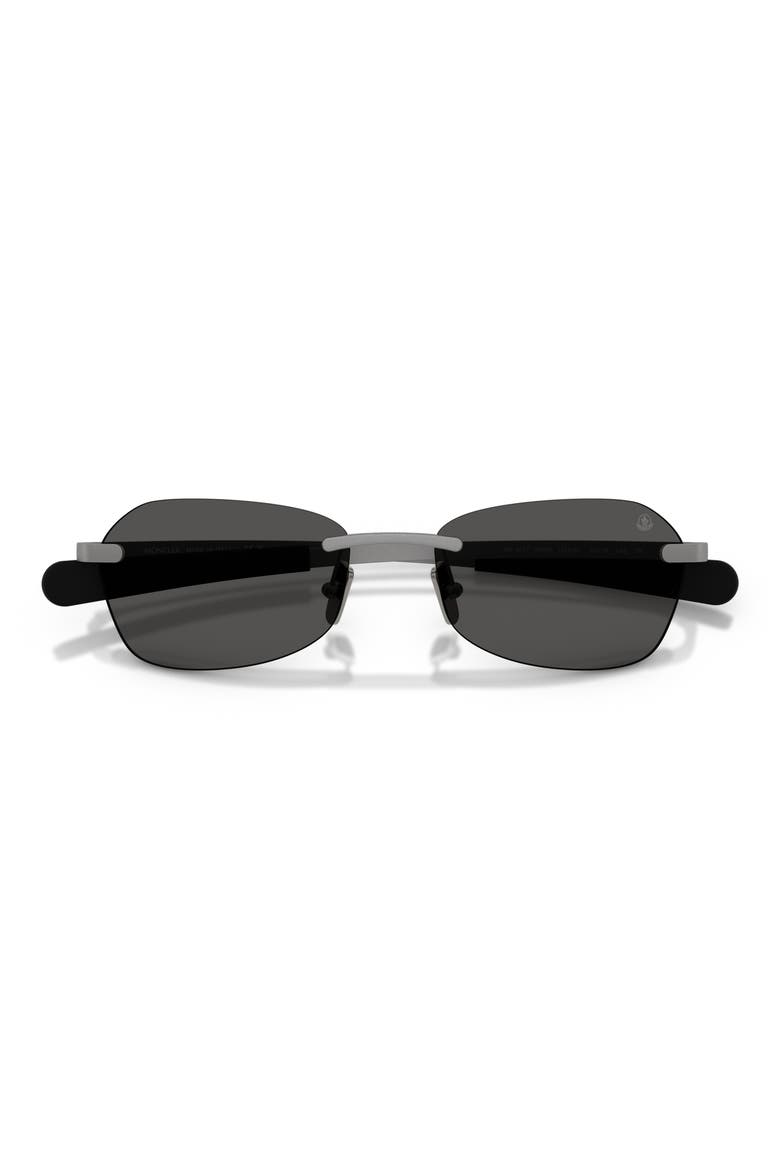 Orris 55mm Irregular Sunglasses, Alternate, color, MATTE FROZEN / SOLID GREY