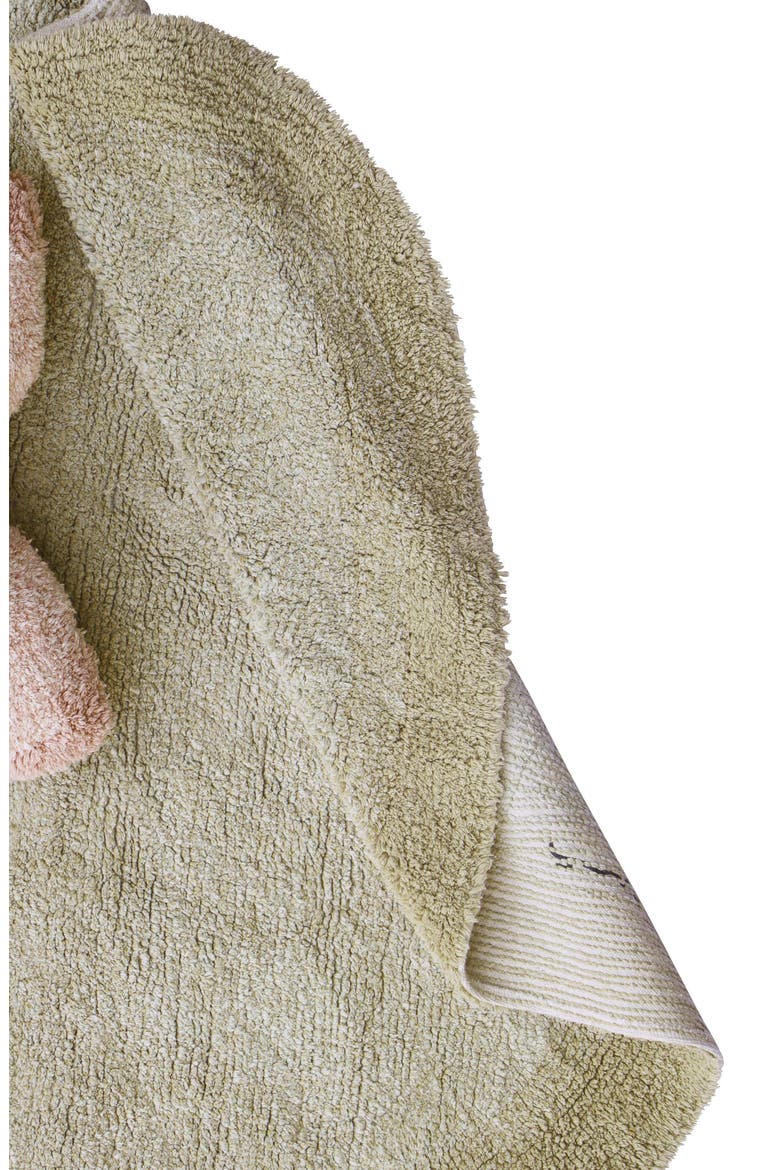 Kids' Washable Lily Pad Rug & Flower Pillow, Alternate, color, LILLY