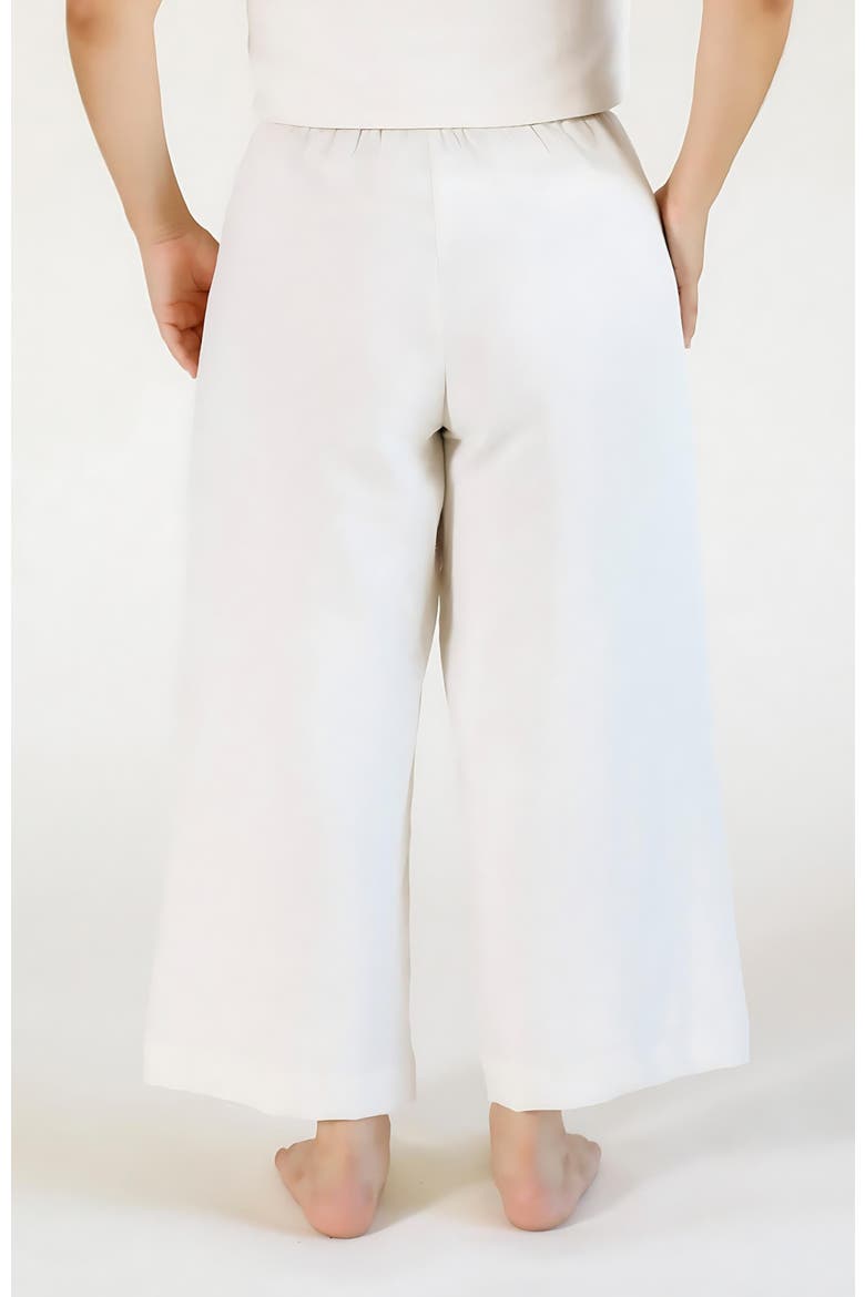 Plus Nin Linen Pant, Alternate, color, Ivory