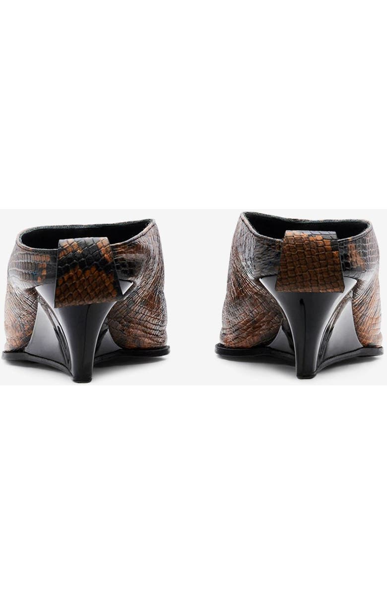 IRO Goatskin Fauve Mule, Alternate, color, Black / Cognac