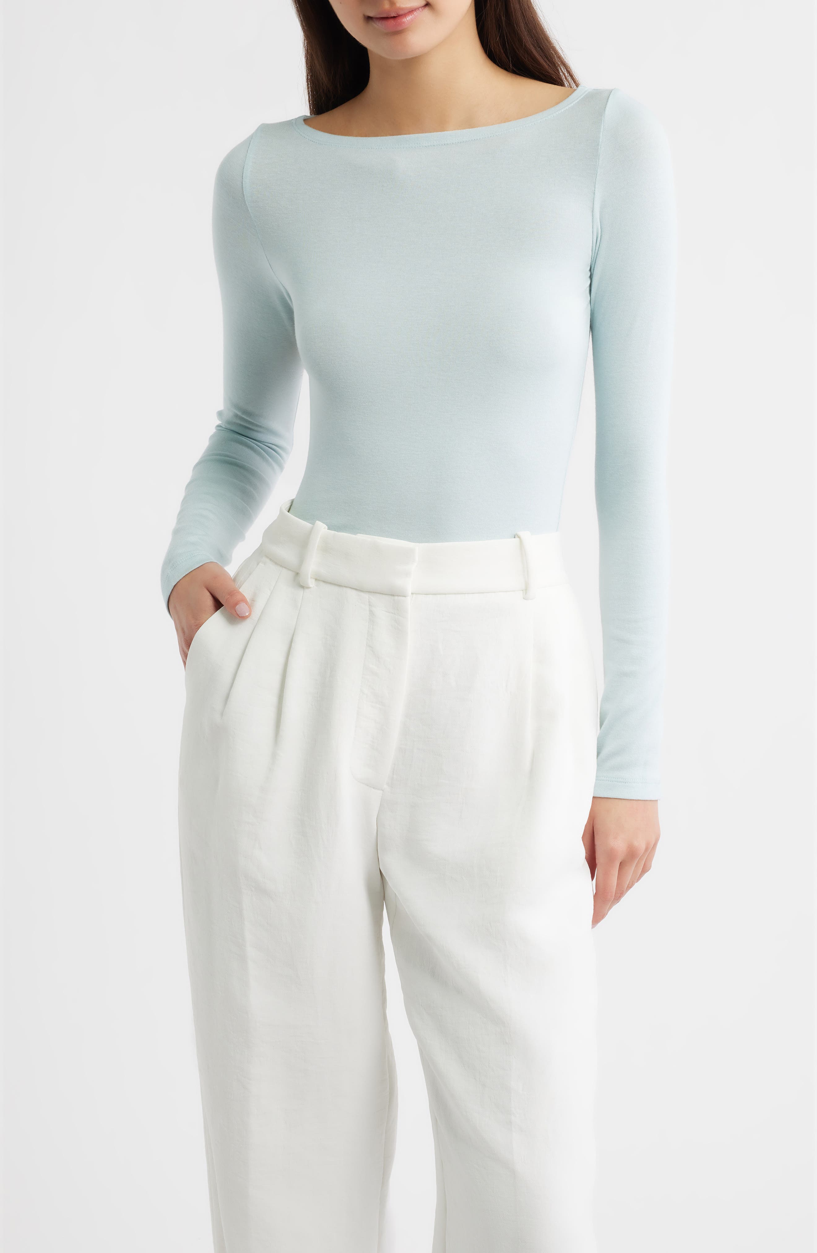 LANE BOAT NECK TOP - image 3