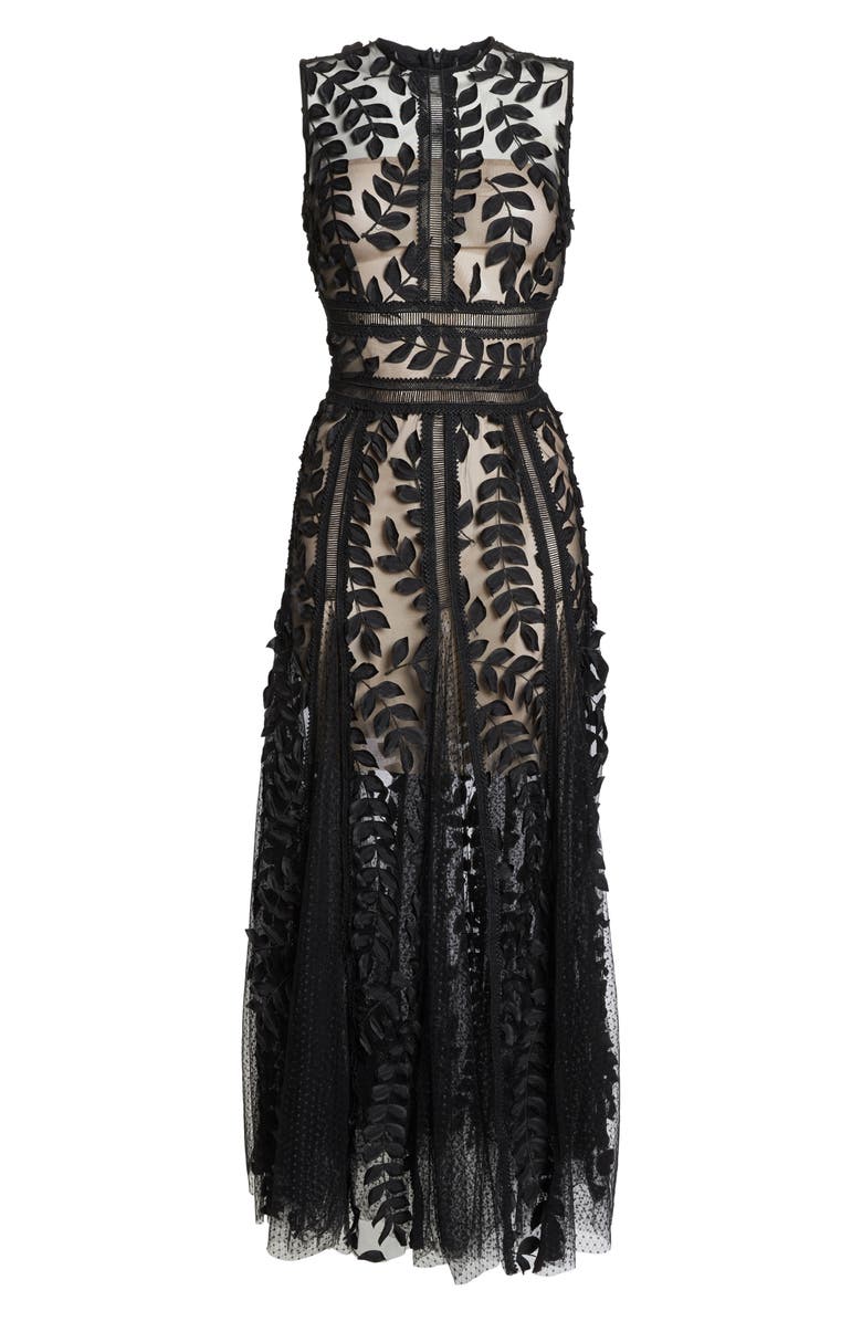 Bronx and Banco Saba Fit & Flare Gown, Alternate, color, 