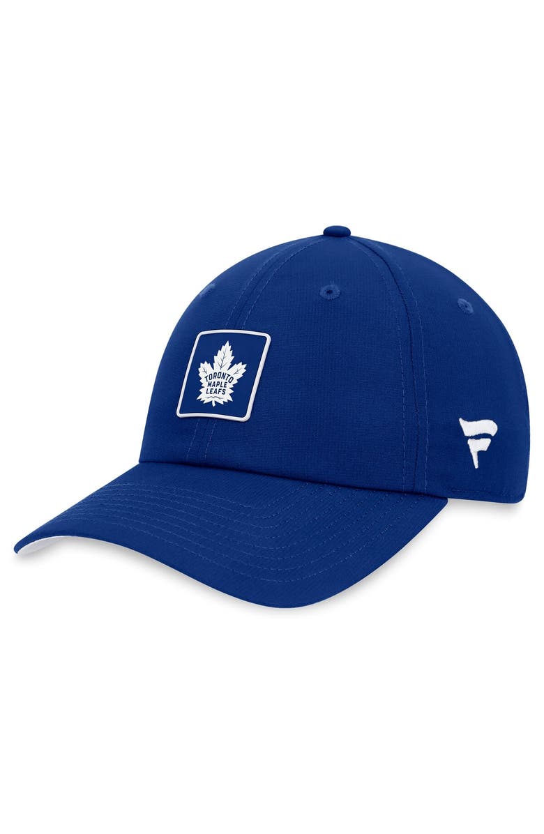 FANATICS Men's Fanatics Branded Blue Toronto Maple Leafs Authentic Pro Rink Adjustable Hat, Main, color, Blue