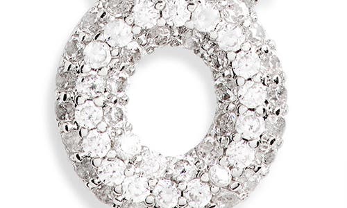 Leith Cubic Zirconia Initial Pendant Necklace