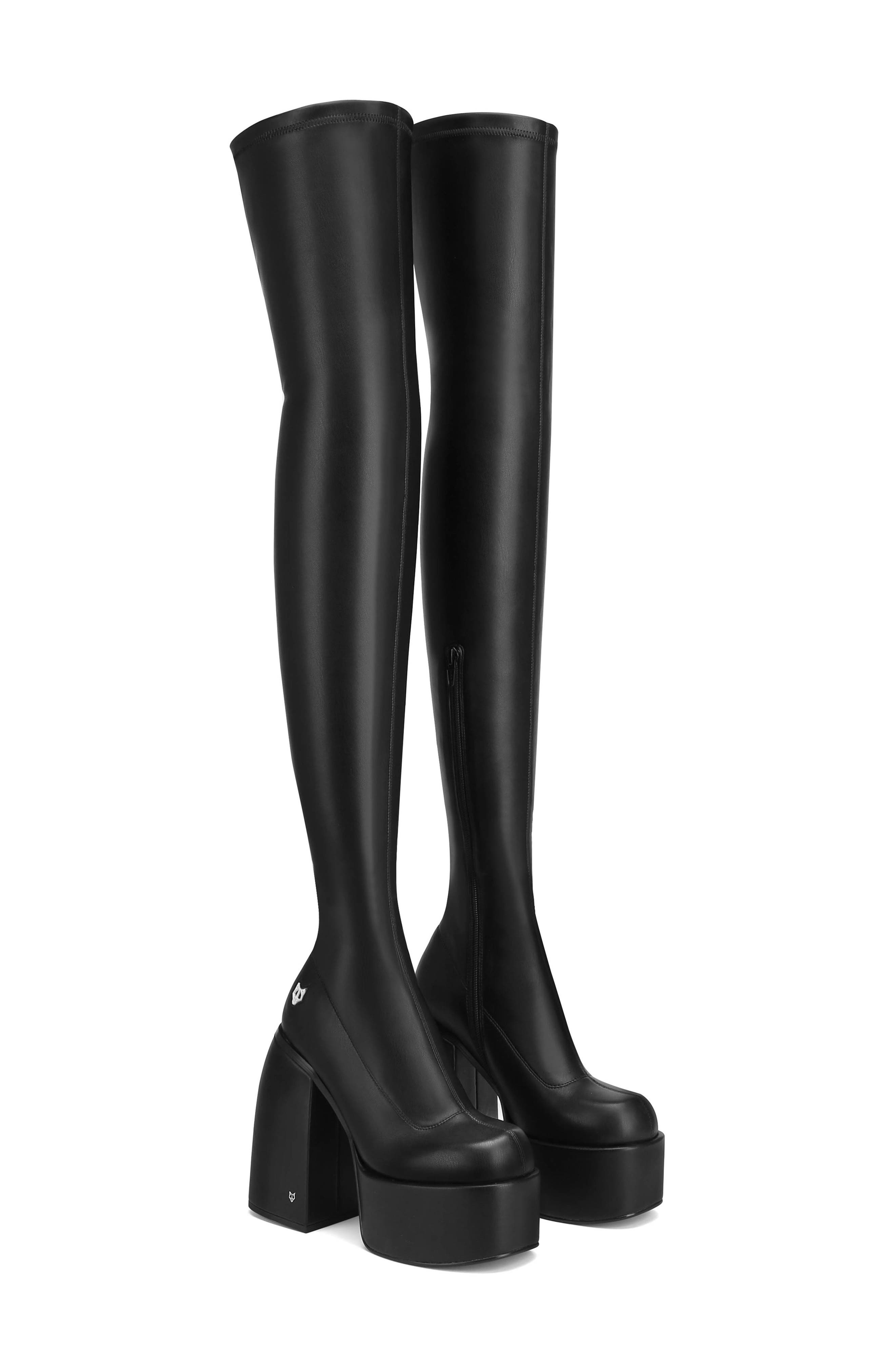 Naked Wolfe Juicy Stretch Platform Tall Boot, Main, color, 