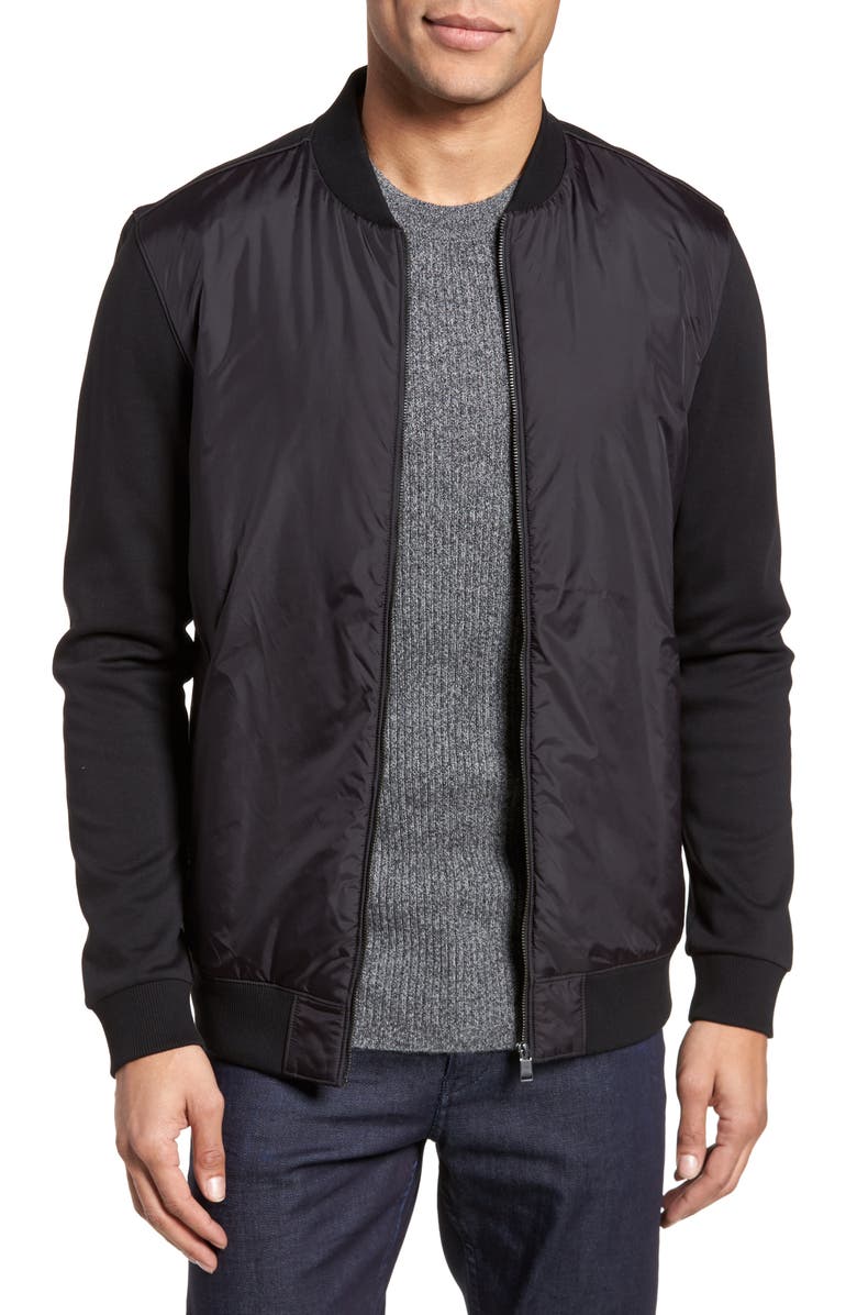BOSS Shepherd Regular Fit Bomber Jacket, Main, color,