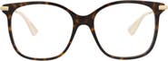 Gucci 52mm Square Optical Glasses