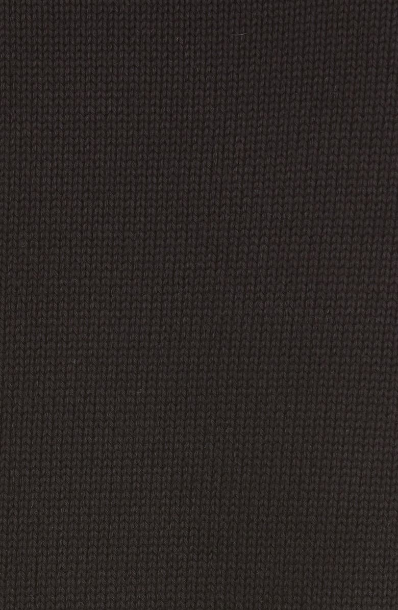 McQueen Alexander McQueen Graffiti Logo Intarsia Organic Cotton Sweater, Alternate, color,