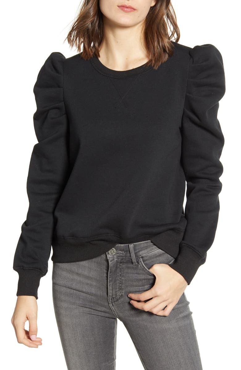 Rebecca Minkoff Janine Puff Sleeve Sweatshirt, Main, color,