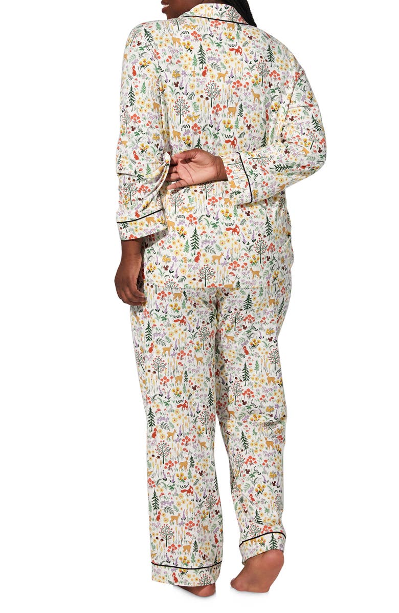 BedHead Pajamas Print Long Sleeve Stretch Organic Cotton Jersey Pajamas, Alternate, color, 