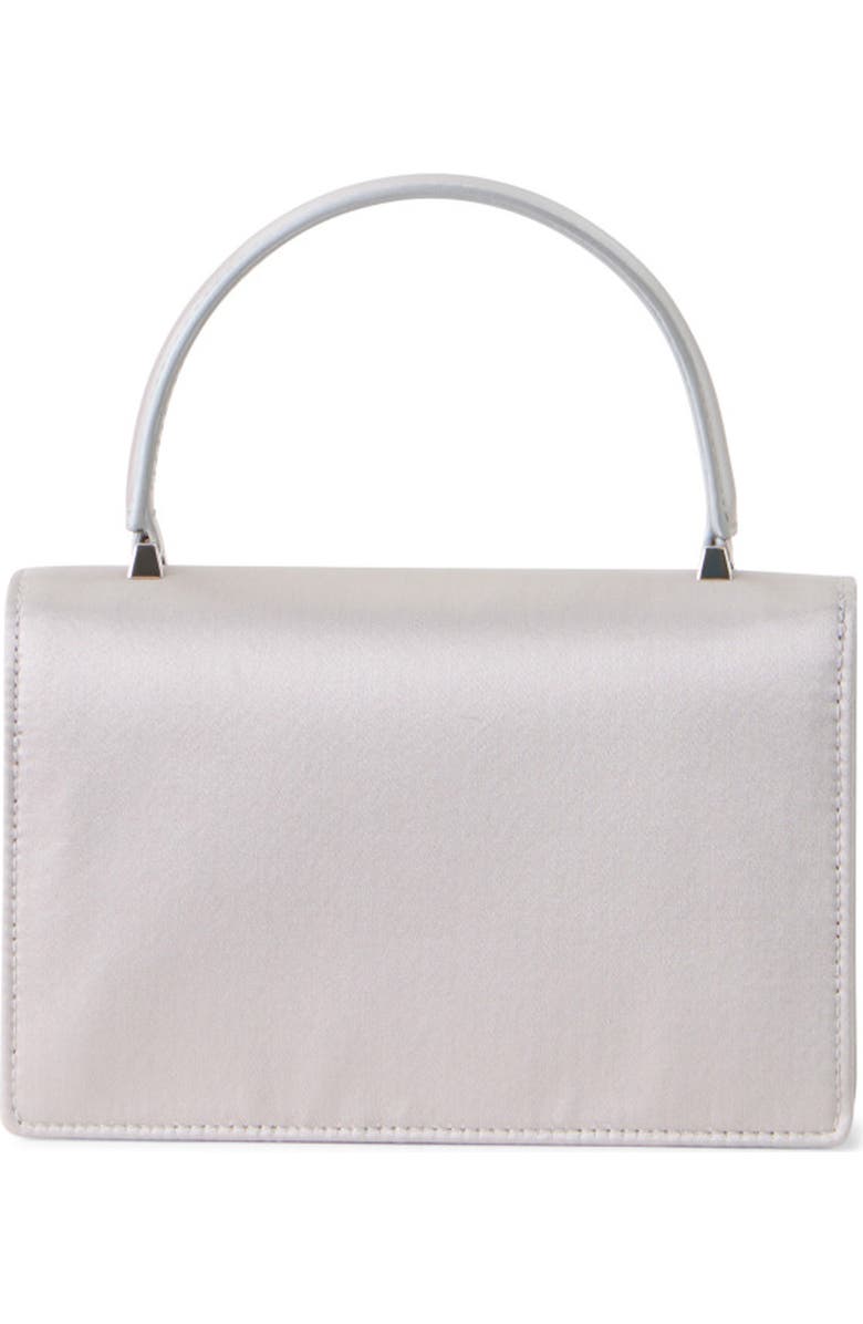 Akris Mini Alice Top Handle Bag, Alternate, color, Light Silver Metalic