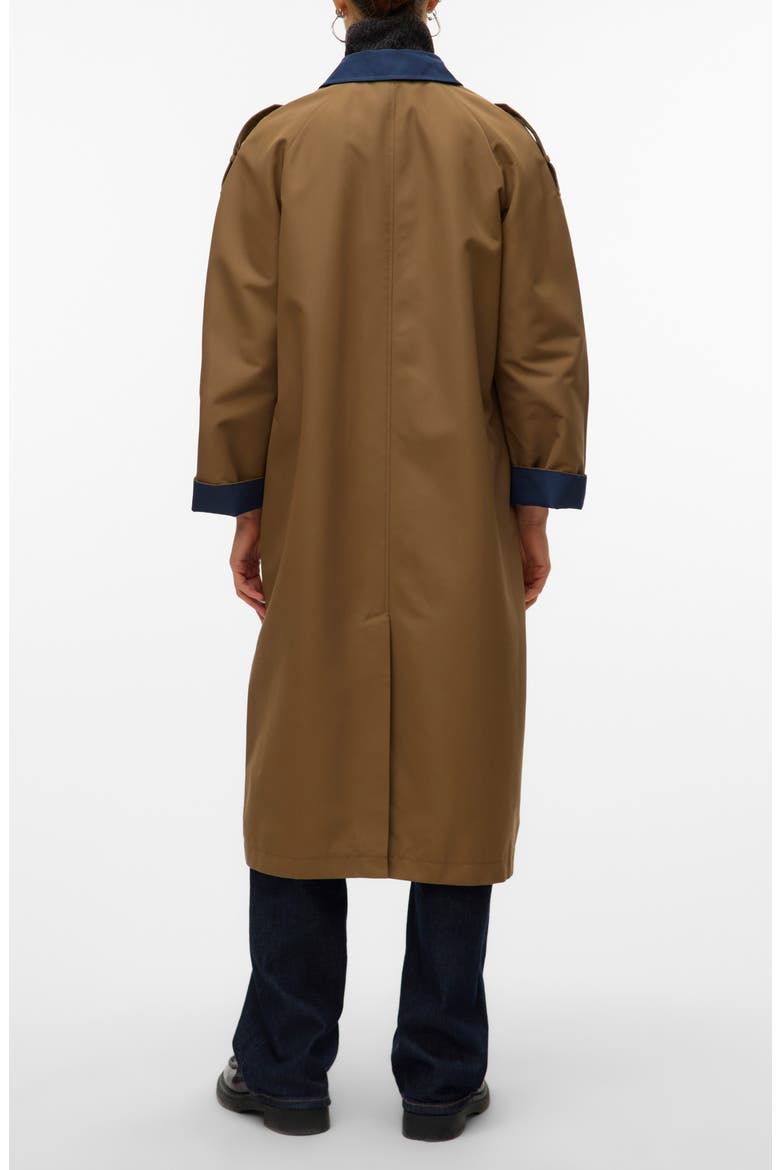 Lucia Maria Water Resistant Coat, Alternate, color, CUB DETAIL NAVY BLAZ