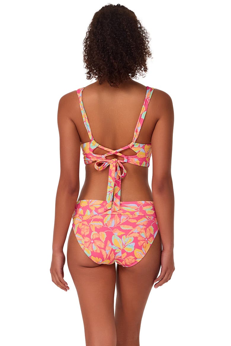Elsie Bikini Swimsuit Top - D Cup, Alternate, color, Magic Hour Crepe