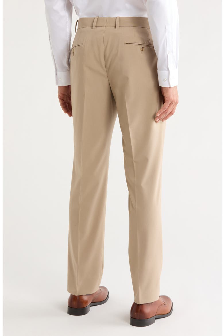 Trim Fit Stretch Suit Separates Trousers, Alternate, color, TAN TEAK