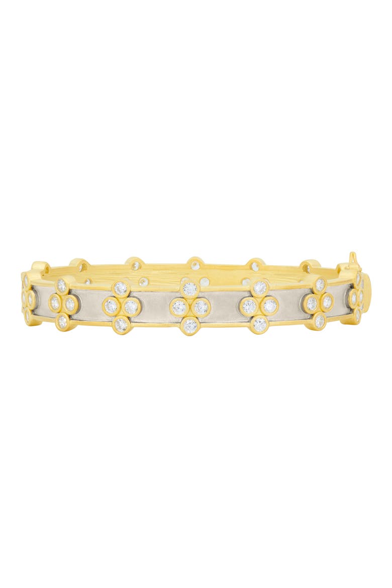 Signature Brooklyn in Bloom Bangle, Main, color, GOLD AND SILVER