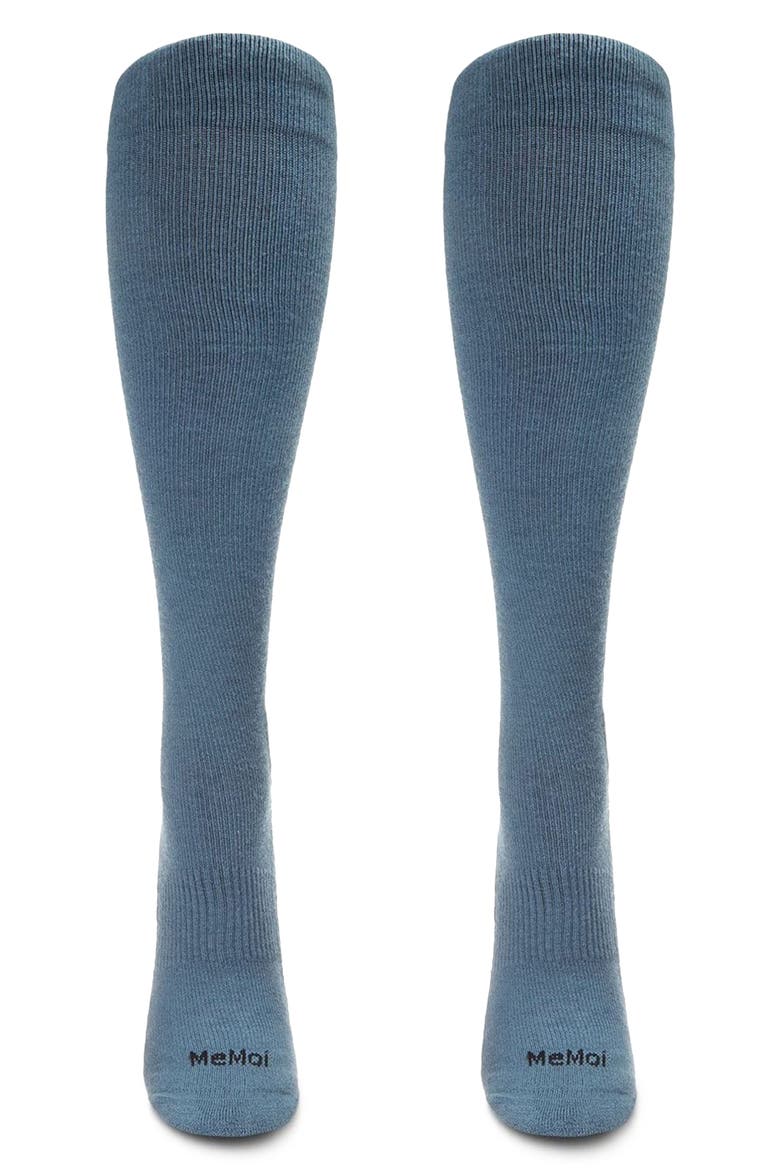 Assorted 2-Pack Merino Wool Blend Knee High Socks, Alternate, color, GRAY
