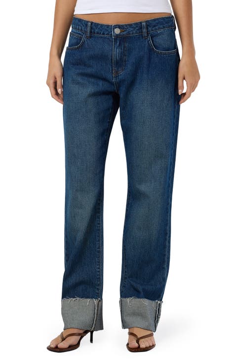 Sanja Cuffed Straight Leg Jeans