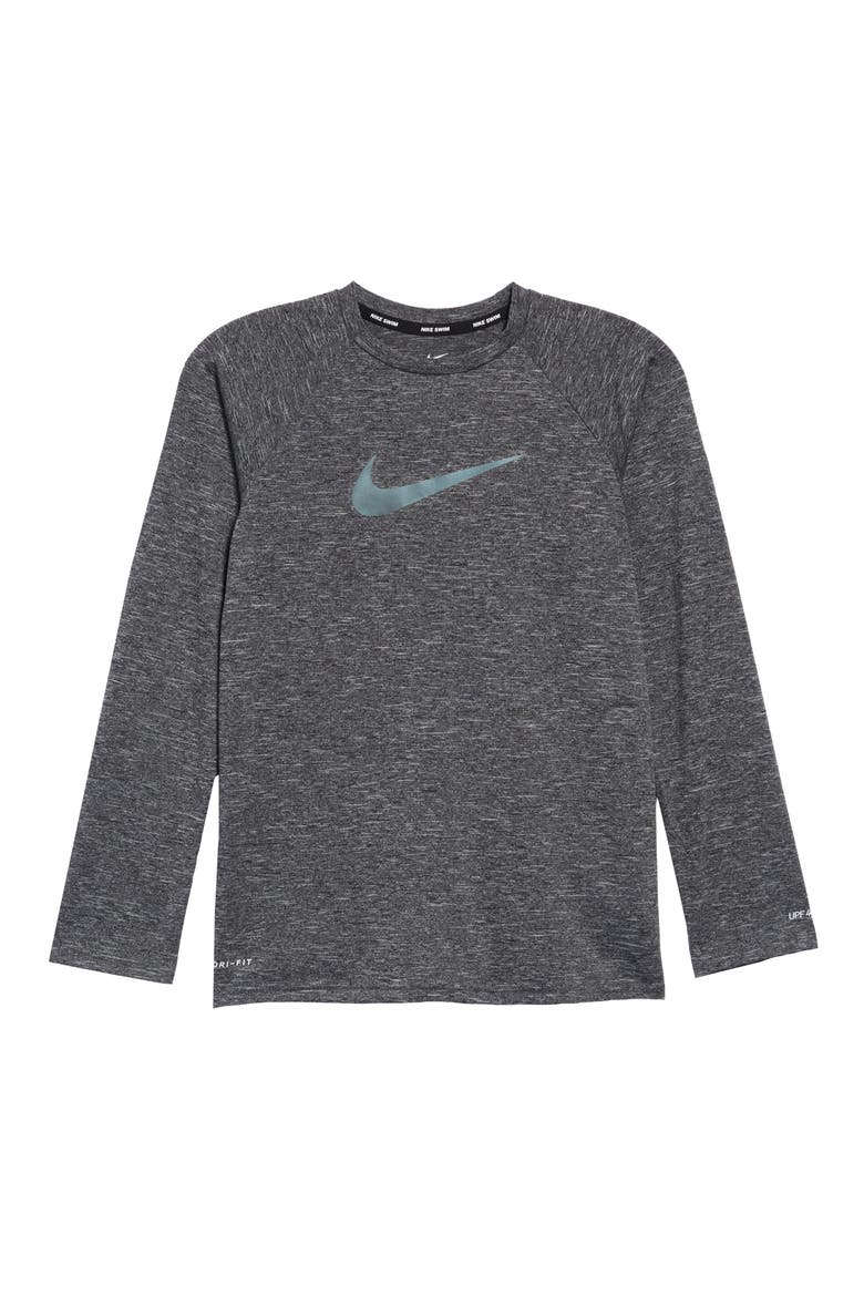 Dry Long Sleeve Rashguard, Main, color, BLACK