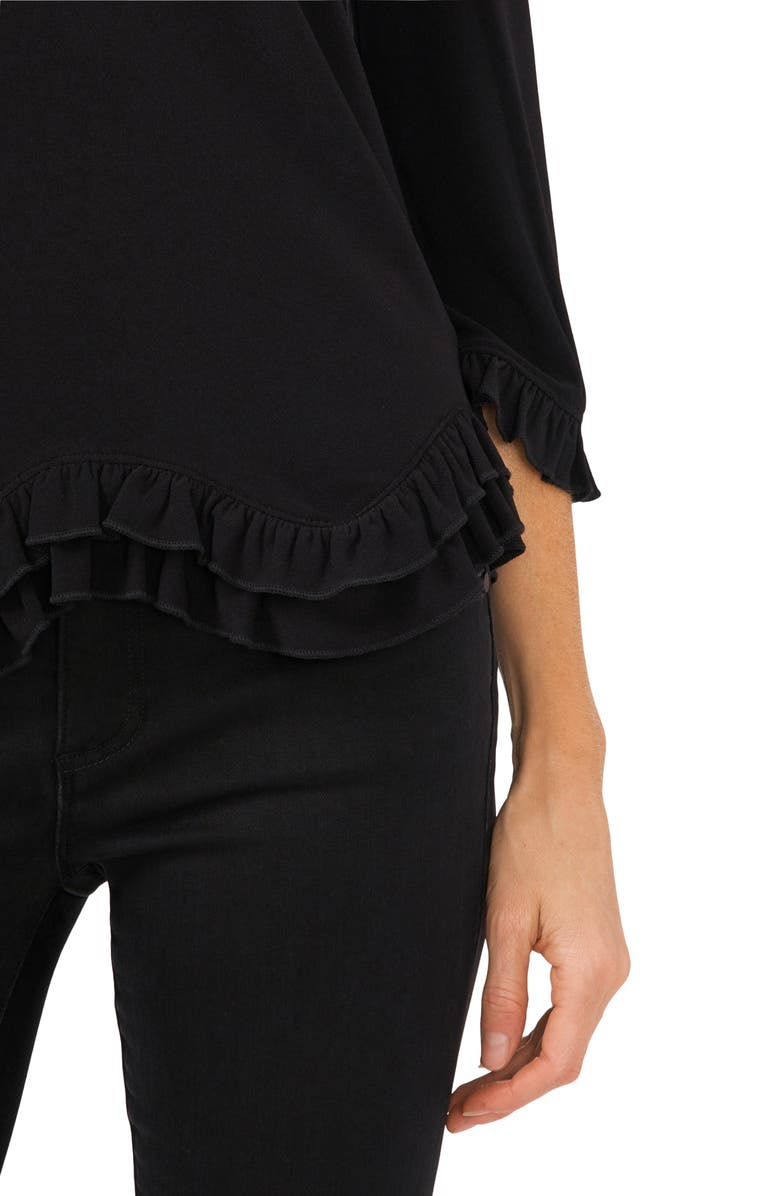 CeCe Ruffle Detail Knit Top, Alternate, color,