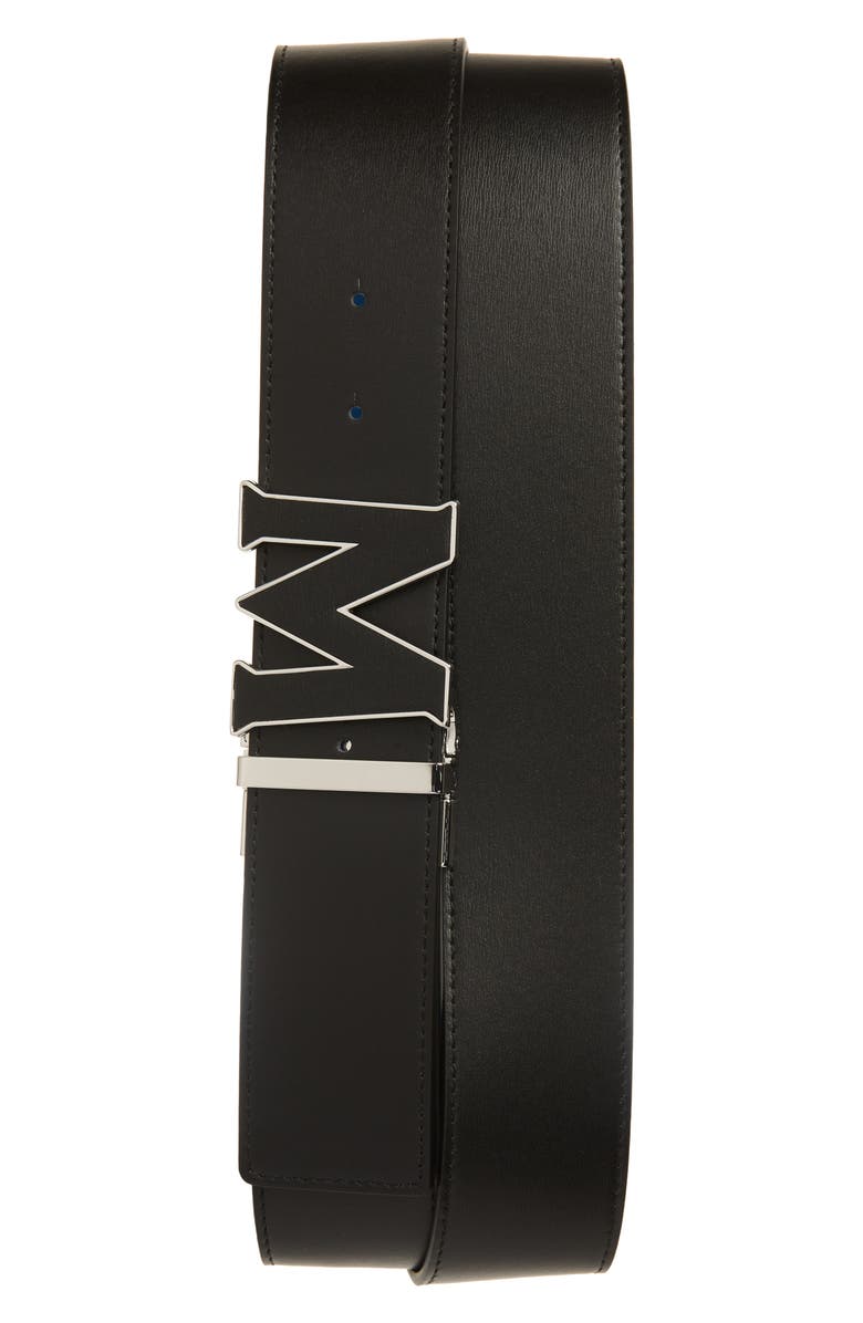 MCM Reversible Leather Belt, Main, color, 