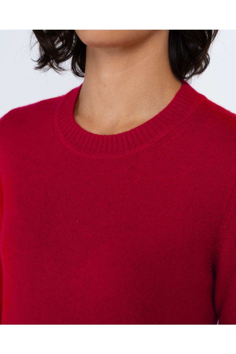 Cashmere Merino Blend Sweater, Alternate, color, Tango Red