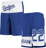 Outerstuff Youth Clayton Kershaw Royal Los Angeles Dodgers Pandemonium Name & Number Shorts