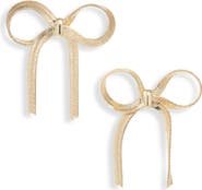 Cara Slinky Bow Drop Earrings