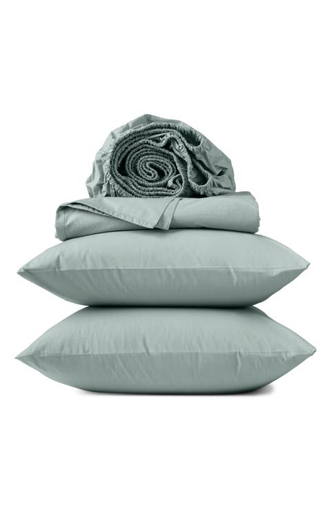 Refined Organic Cotton Percale Sheet Set