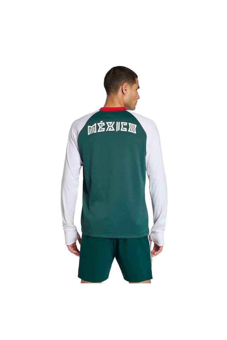 Men's adidas Green Mexico National Team 2026 Long Sleeve Pre-Match Top, Alternate, color, Green