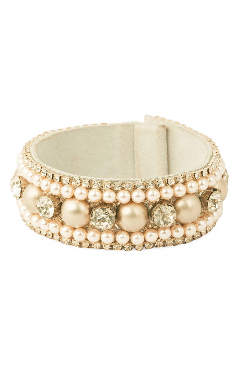 Deepa Gurnani Lark Bracelet, Main, color,