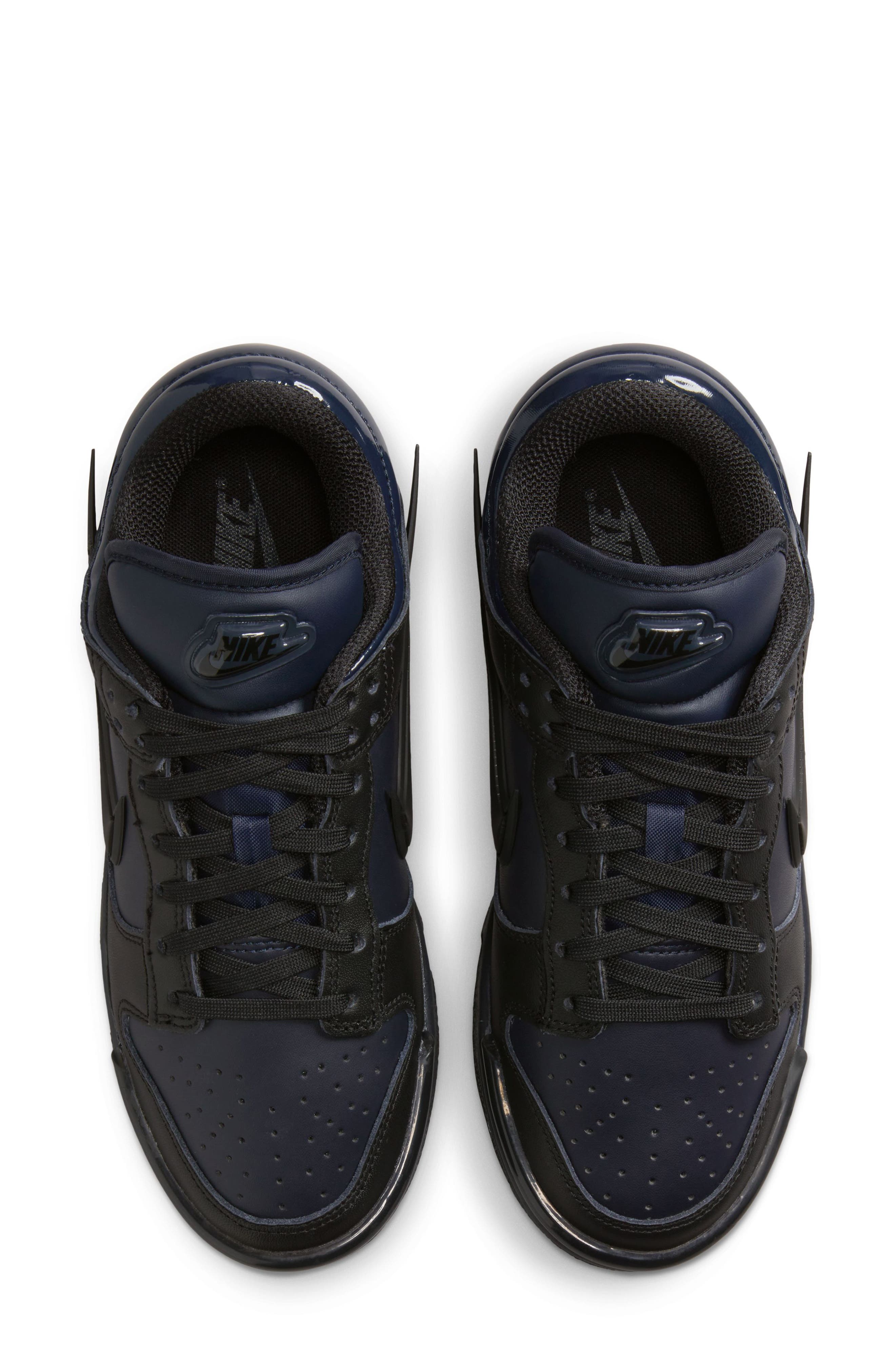 Dunk Low Twist Sneaker, Alternate, color, DARK OBSIDIAN/ BLACK/ BLACK