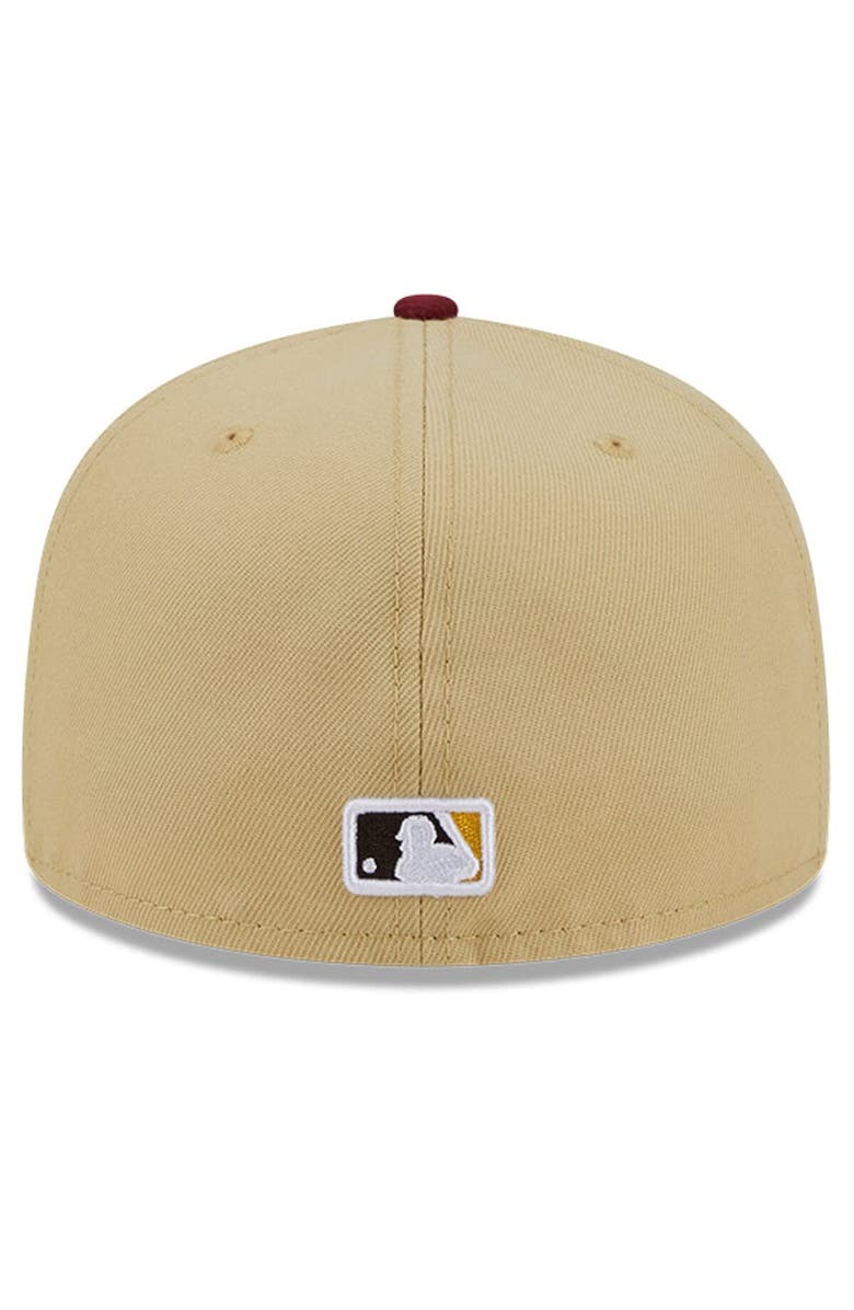 New Era Men's New Era Vegas Gold/Cardinal San Francisco Giants 59FIFTY Fitted Hat, Alternate, color, 