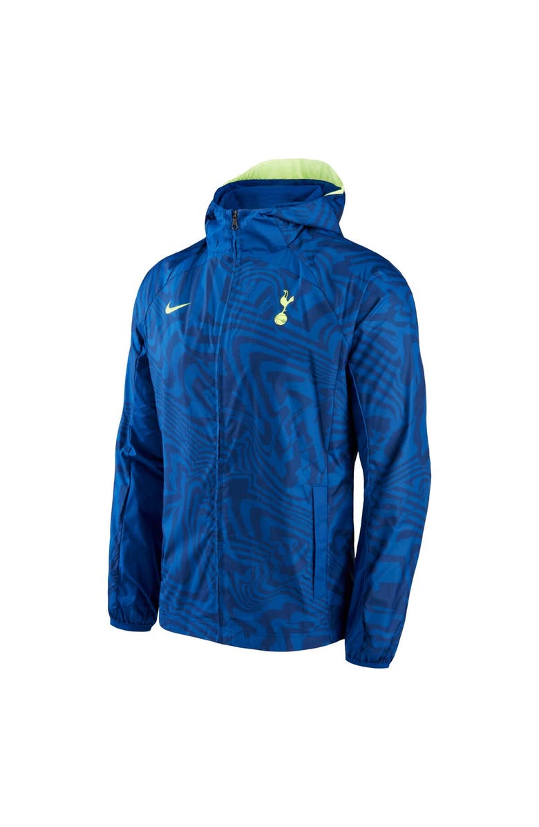 Nike Men's Nike Blue Tottenham Hotspur AWF Performance Raglan Full-Zip Jacket, Alternate, color,