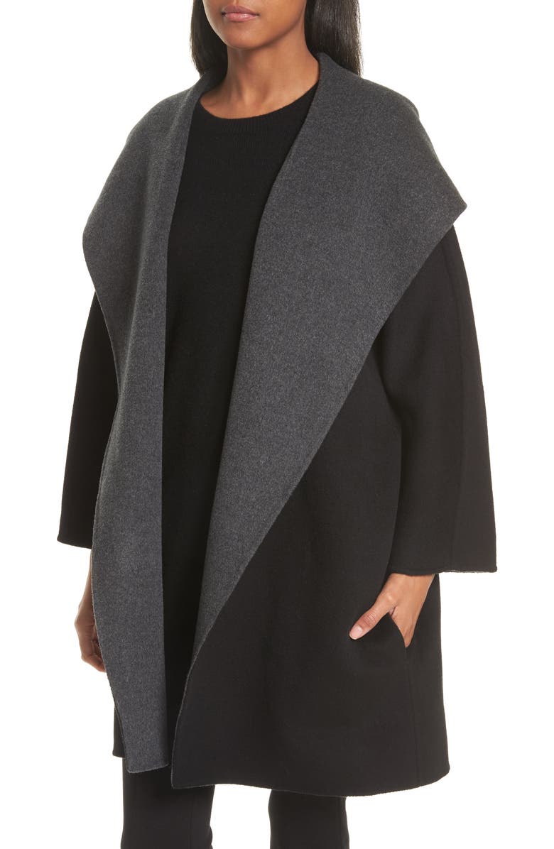 Vince Double Face Wool & Cashmere Coat, Alternate, color,