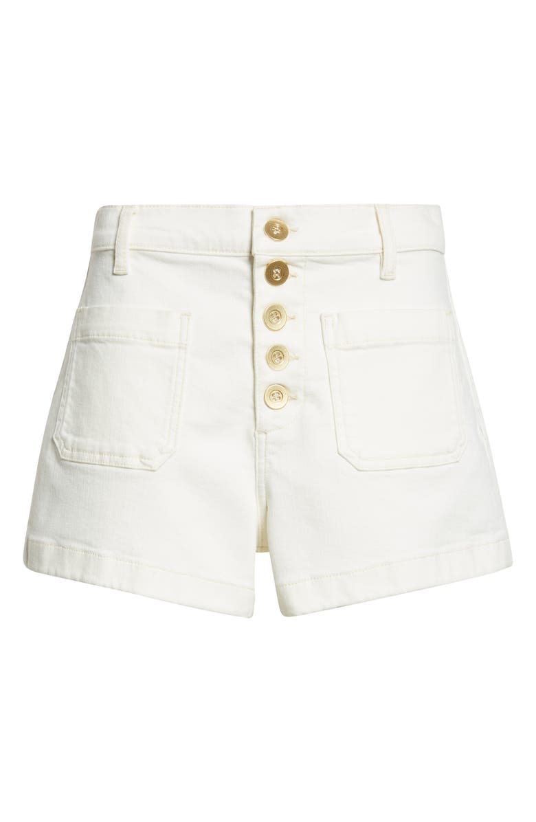 Ramy Brook Cindy High Waist Denim Shorts, Alternate, color, White