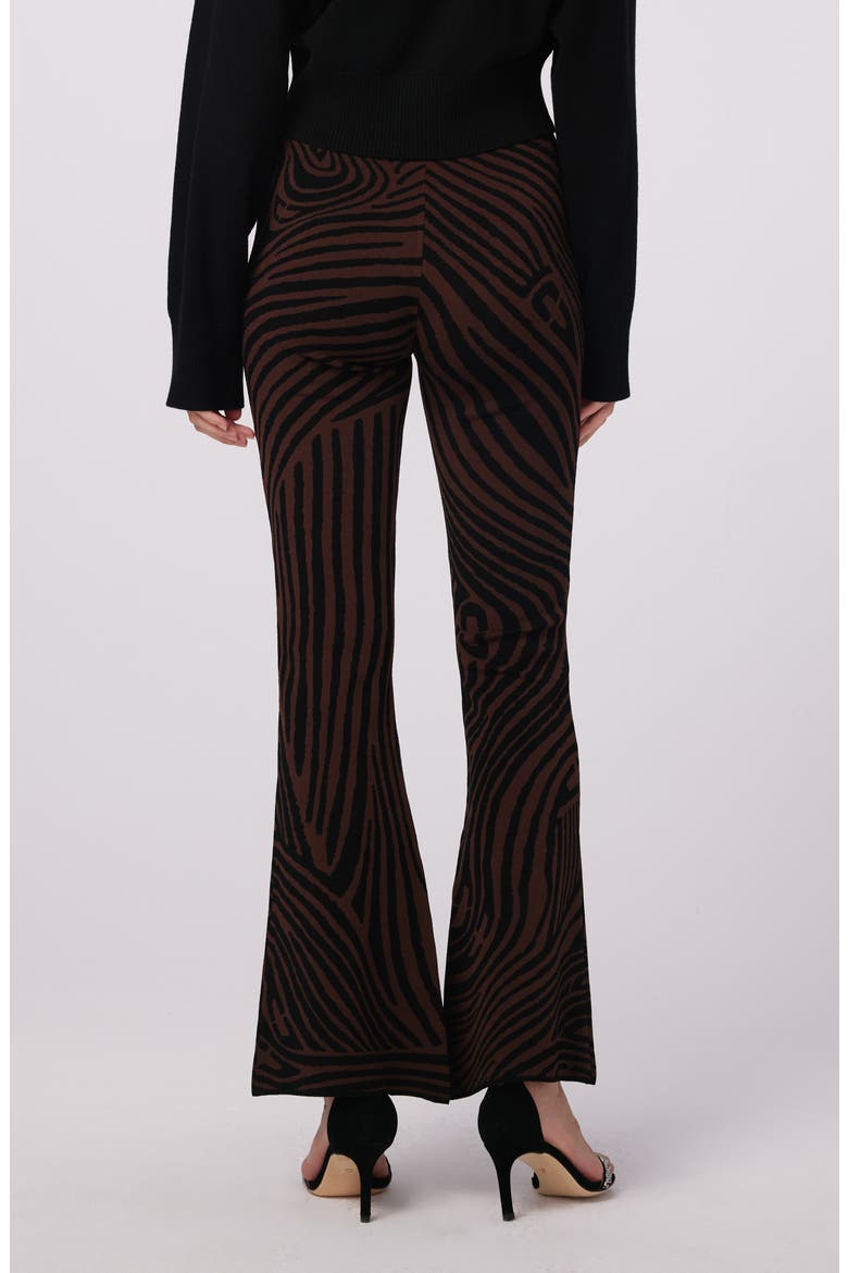 Wynn Stripe Flare Pants, Alternate, color, FLOATING CURVE BLACK