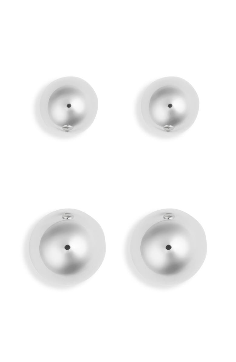 Nordstrom Demi Fine Set of 2 Ball Stud Earrings, Main, color,