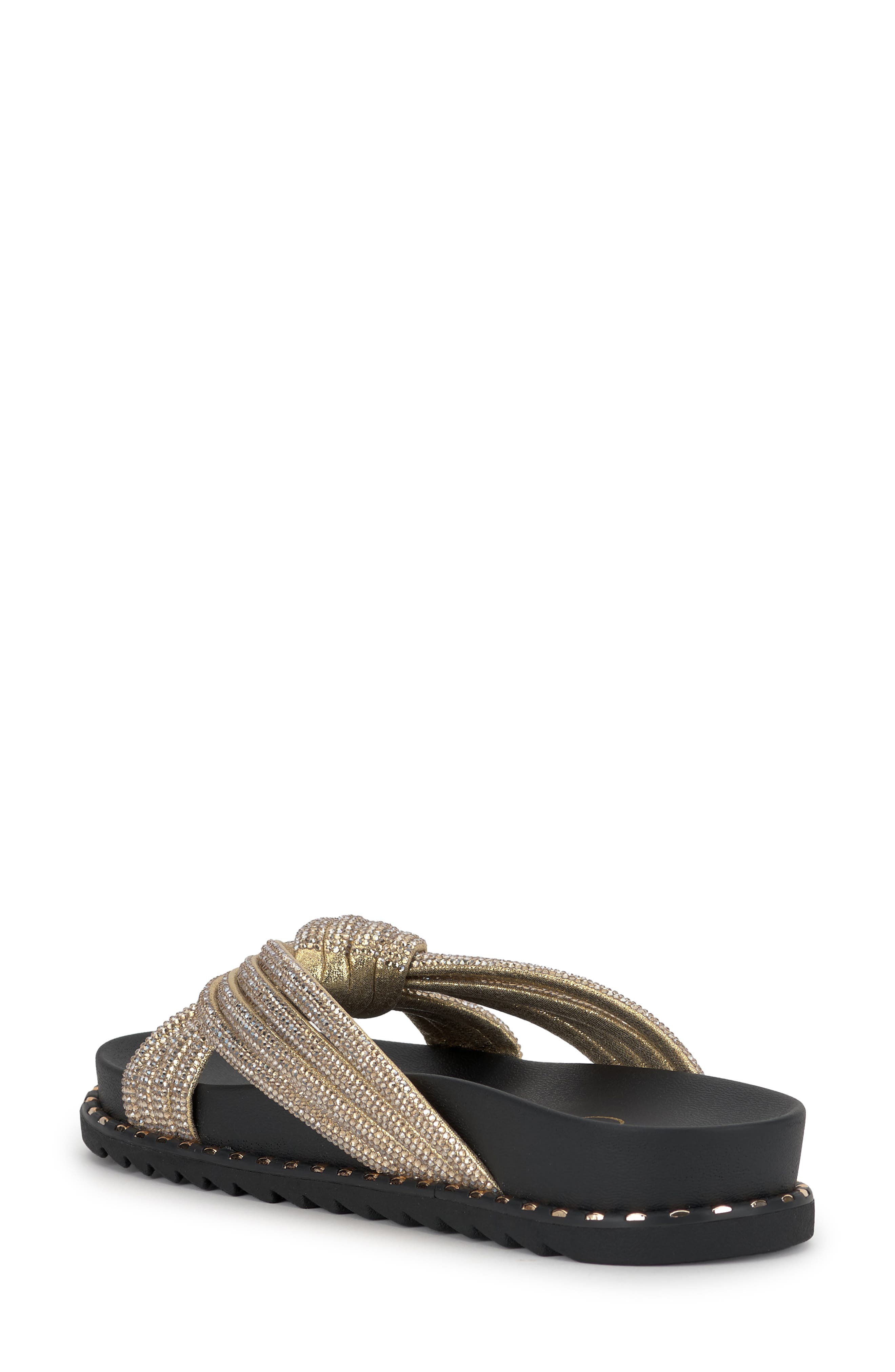 Cilleva Slide Sandal, Alternate, color, GOLD