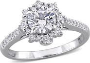Julianna B. Lab-Grown Diamond Halo Engagement Ring 14k