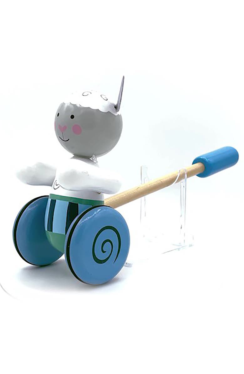 ORANGE TREE TOYS Push Along  Sheep Wooden Toy, Alternate, color, 